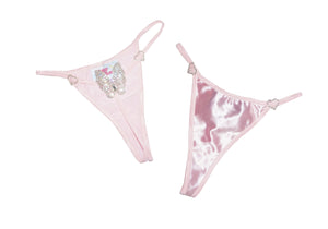 Rhinestone Butterfly G-string