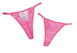 Rhinestone Butterfly G-string