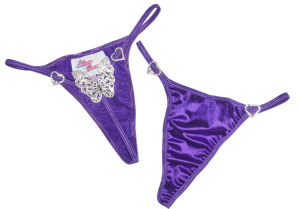 Rhinestone Butterfly G-string – Tawney Simone